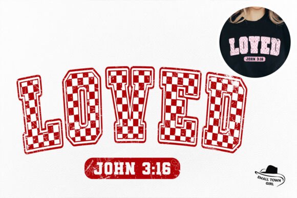 Christian Valentines Loved John 3:16 Png: Faith-Inspired Design