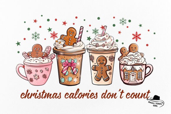 Christmas Calories Don't Count Coffee: A Festive Font for Cozy Creations