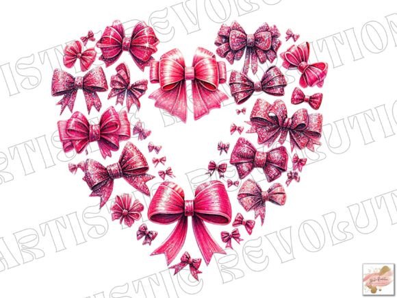 Coquette Bow & Heart PNG: A Designer's Asset