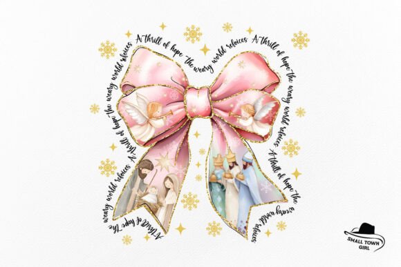 Jesus Christmas Coquette Bow: A Faith-Driven Festive Asset