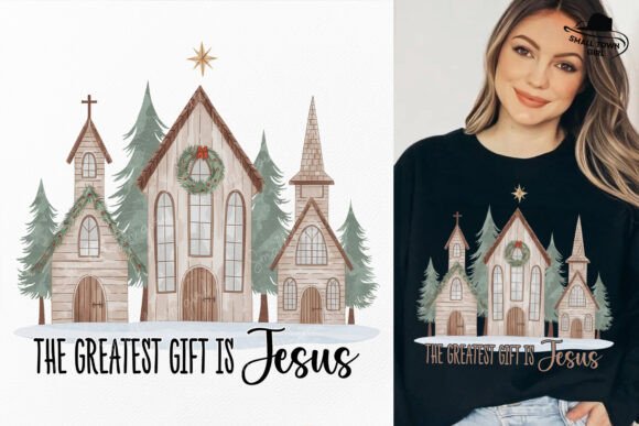 The Greatest Gift is Jesus Christmas Png: A Design Asset for Meaningful Projects